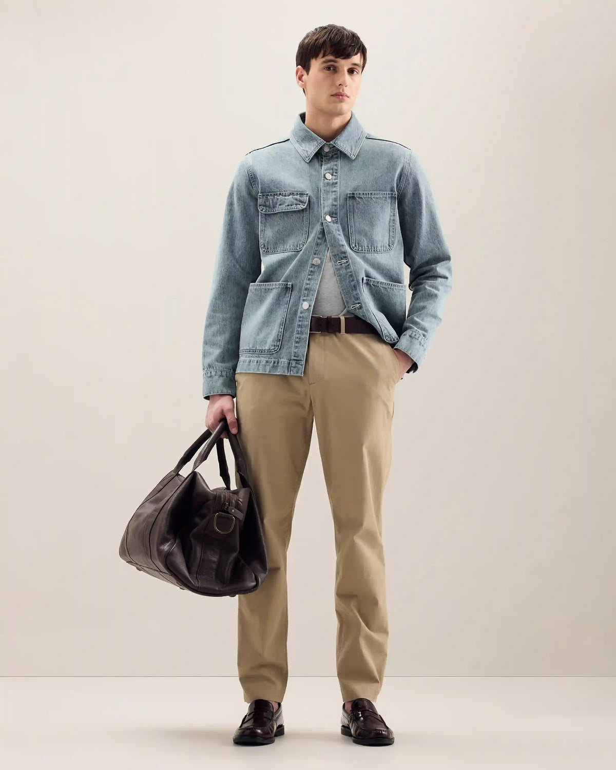Nappa Leather Duffle Bag