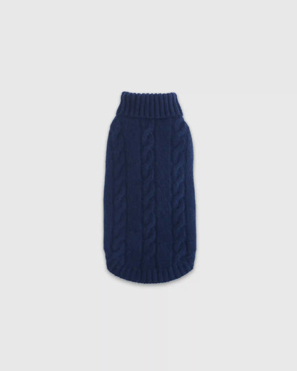 Mongolian Cashmere Cable Knit Dog Sweater