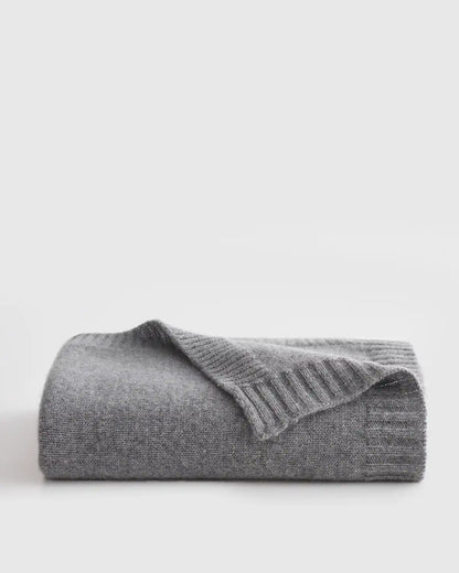 Mongolian Cashmere Luxe Knit Baby Blanket