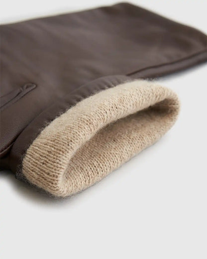 Cashmere Lined Leather Gloves