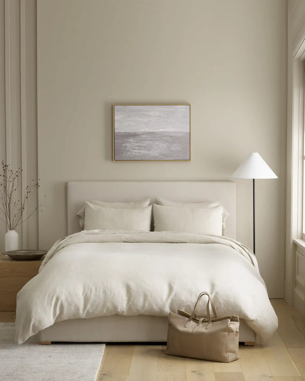 European Linen Chambray Deluxe Bedding Bundle
