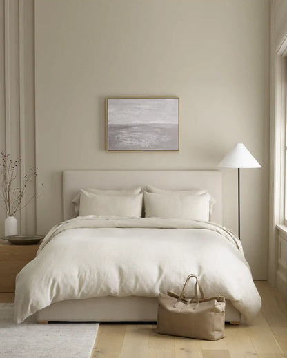European Linen Chambray Deluxe Bedding Bundle