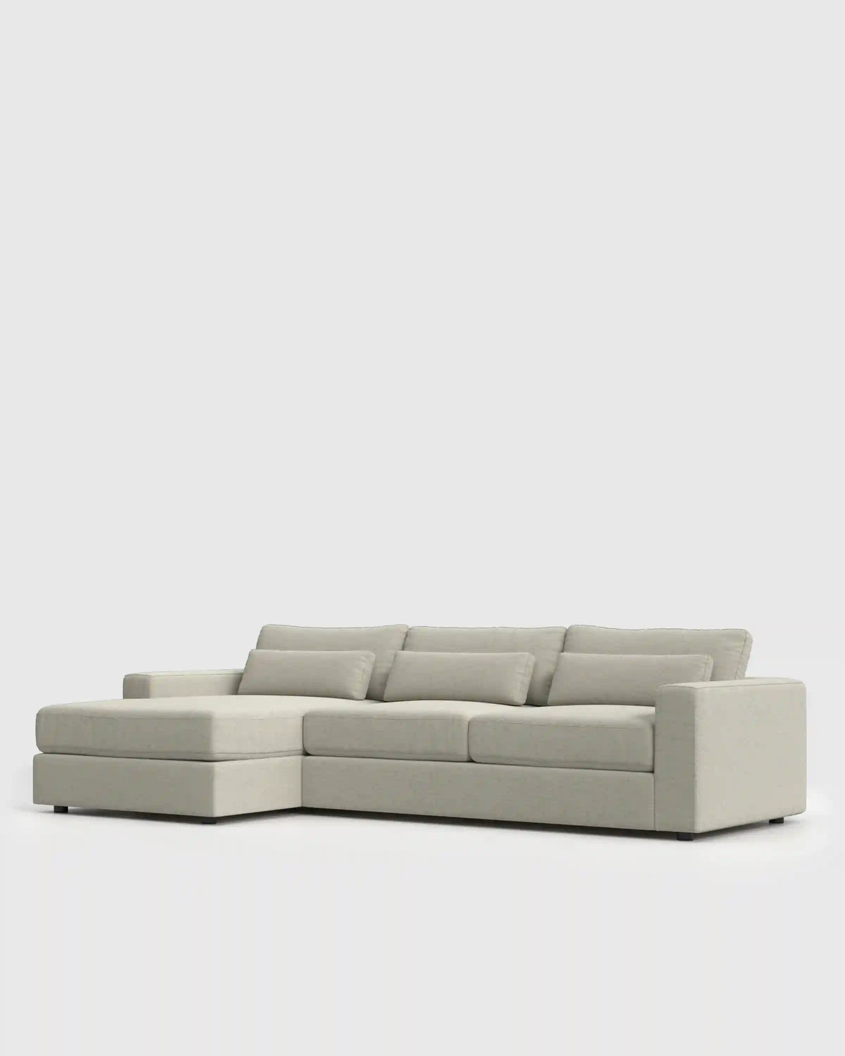 Ashford Deep Seat Chaise Sectional in Performance Basketweave