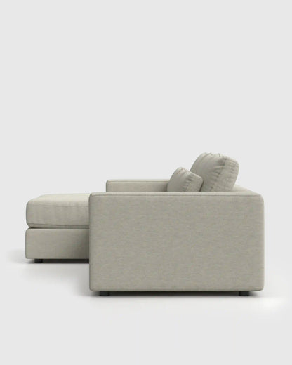 Ashford Deep Seat Chaise Sectional in Performance Basketweave