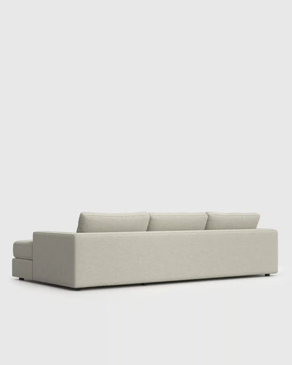 Ashford Deep Seat Chaise Sectional in Performance Basketweave