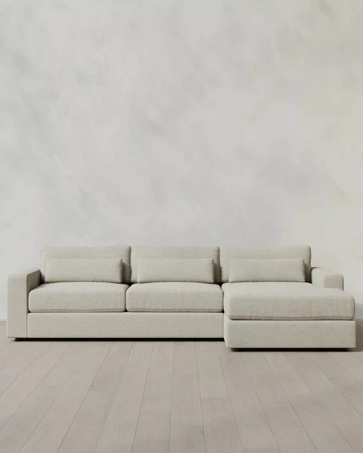 Ashford Deep Seat Chaise Sectional in Performance Basketweave