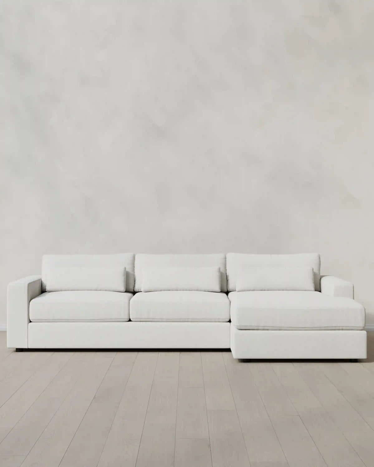 Ashford Deep Seat Chaise Sectional in Performance Basketweave