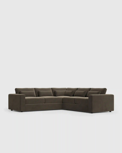 Ashford Deep Seat L Sectional in Performance Velvet