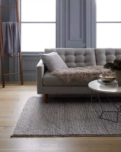 Chunky Hand Braided Wool Rug