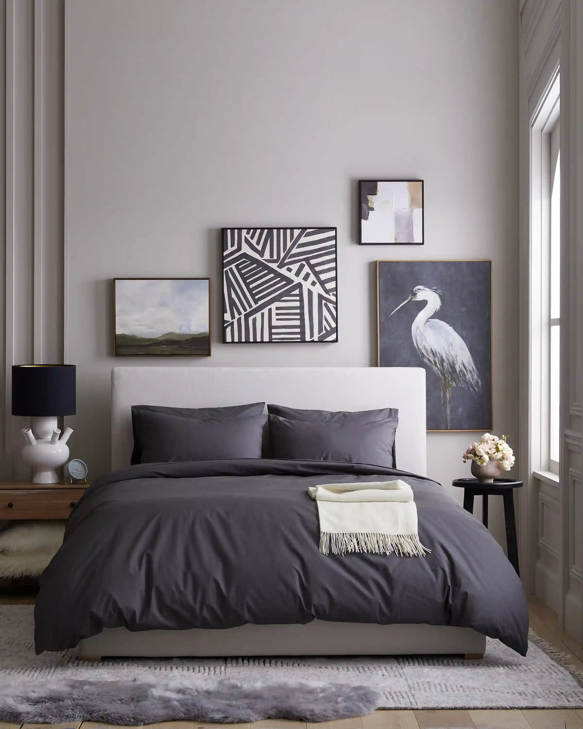 Organic Crisp Percale Duvet Cover Set