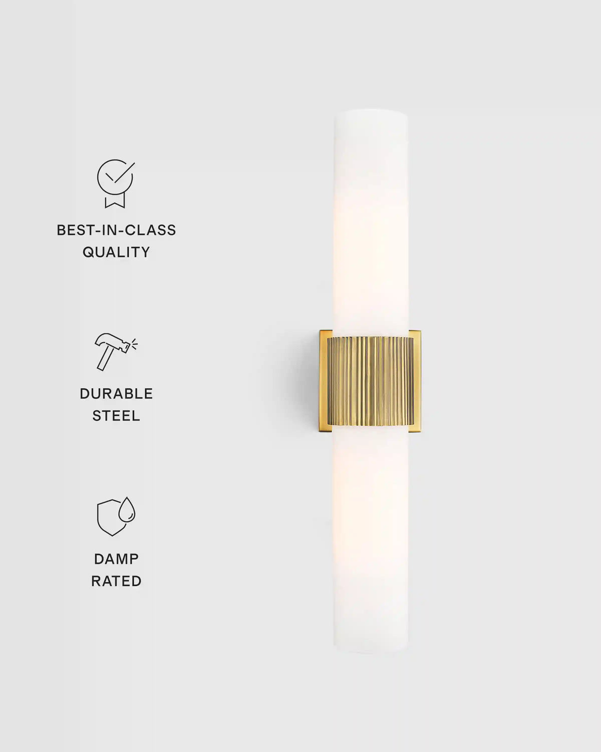 Classic Glass Vanity Sconce