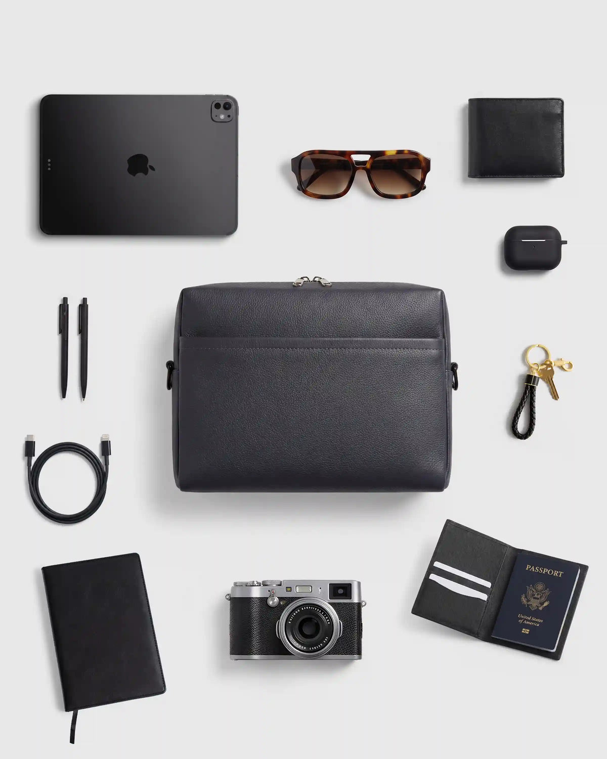 Excursion Italian Leather Crossbody Bag