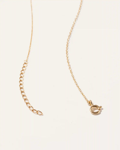 White Sapphire Bar Necklace