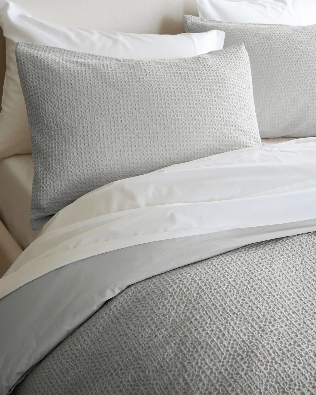 Organic Luxe Honeycomb Duvet Cover Set