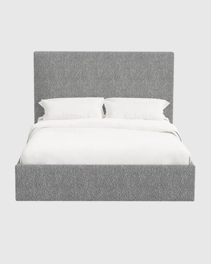 Plush Boucle Square Bed