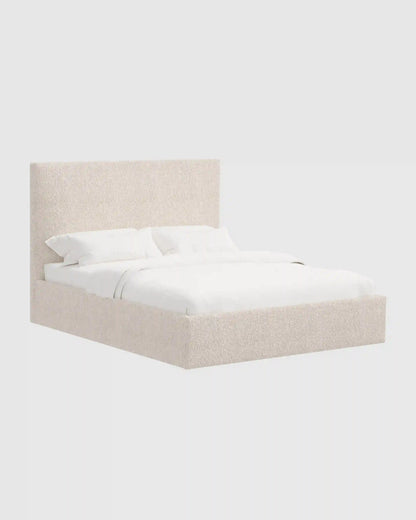 Plush Boucle Square Bed