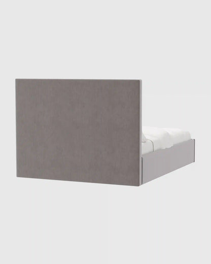 Square Bed in Performance Velvet