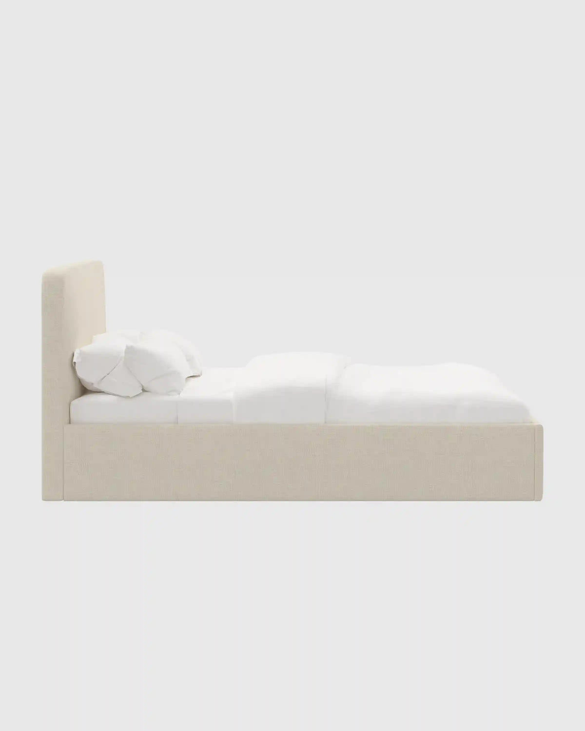 100% Linen Curved Bed