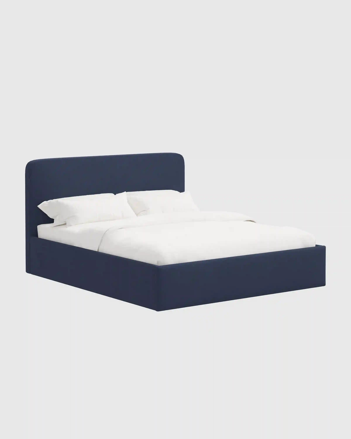 100% Linen Curved Bed