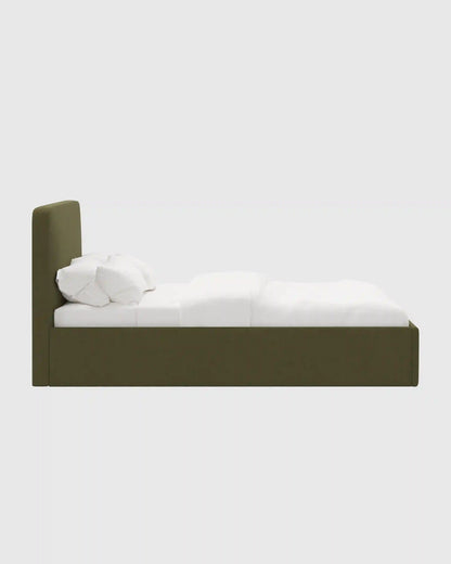 100% Linen Curved Bed
