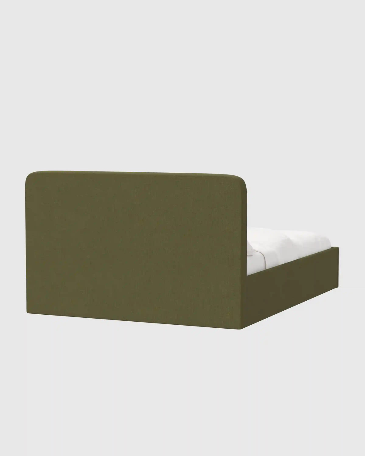100% Linen Curved Bed