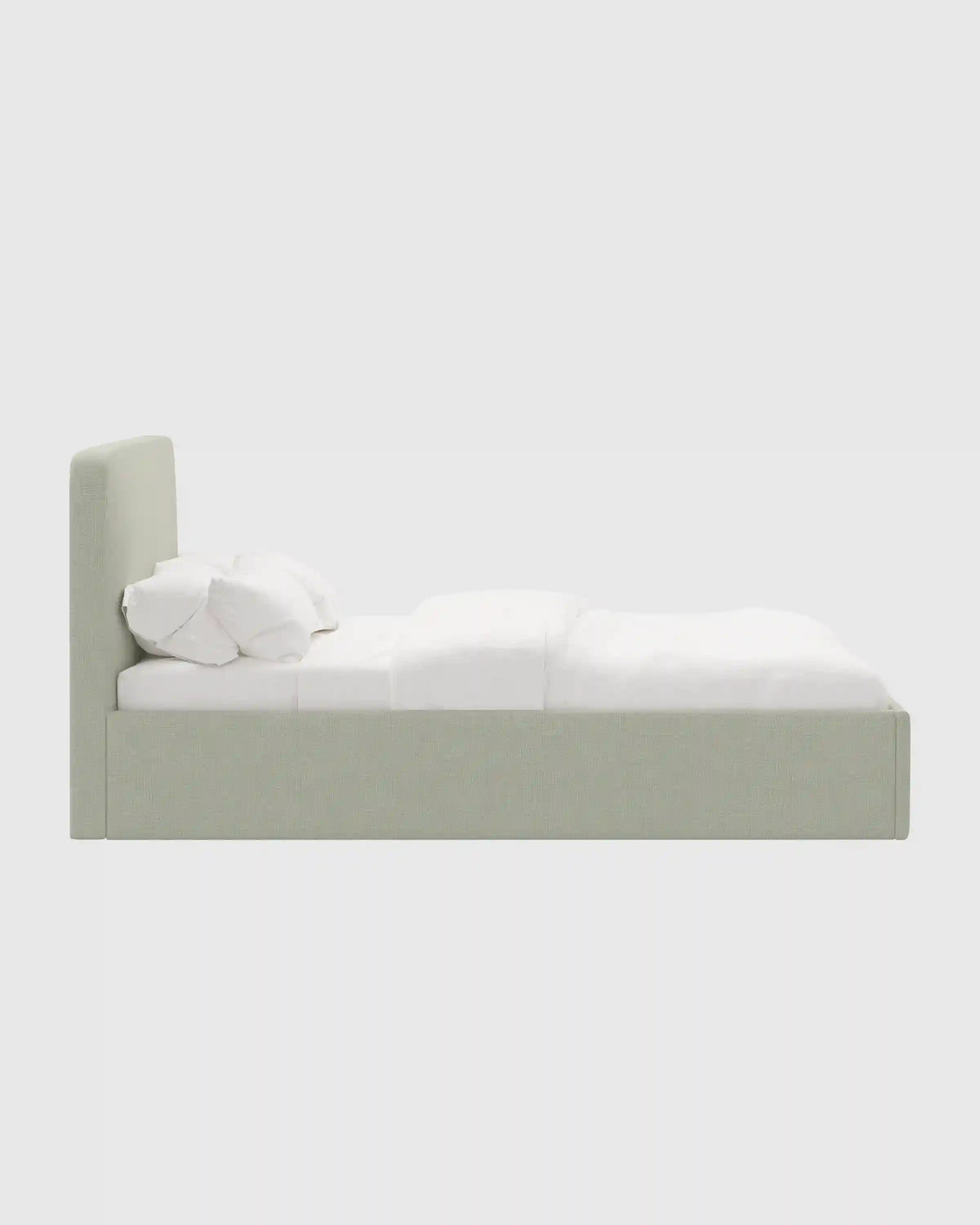 100% Linen Curved Bed