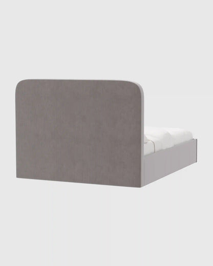 Curved Bed in Performance Velvet