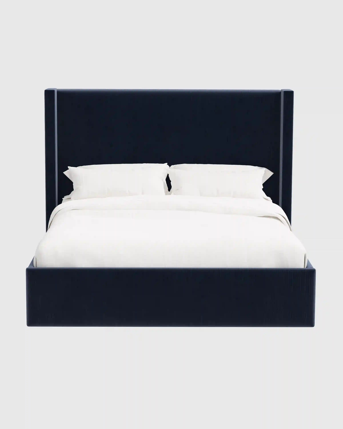 Wingback Bed in Performance Velvet
