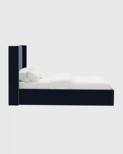 Wingback Bed in Performance Velvet
