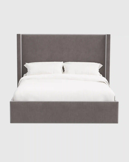 Wingback Bed in Performance Velvet