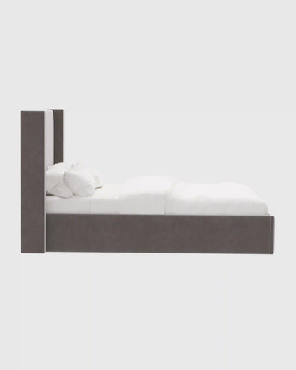 Wingback Bed in Performance Velvet
