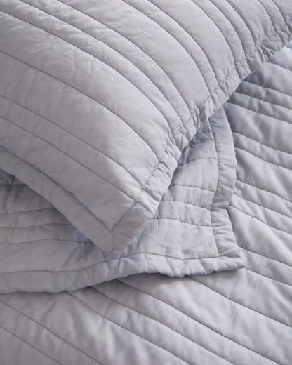 Organic Cotton Stripe Stitch Quilt