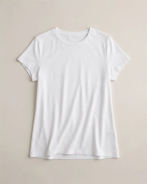 Cotton Modal Crew Neck Swing Tee