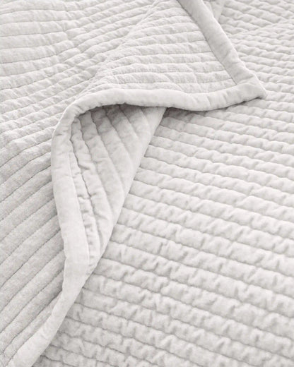 Cotton Velvet Vertical Channel Quilt