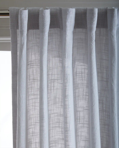 Cotton Sheer Curtain Set (Set of 2)