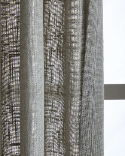 Cotton Sheer Curtain Set (Set of 2)
