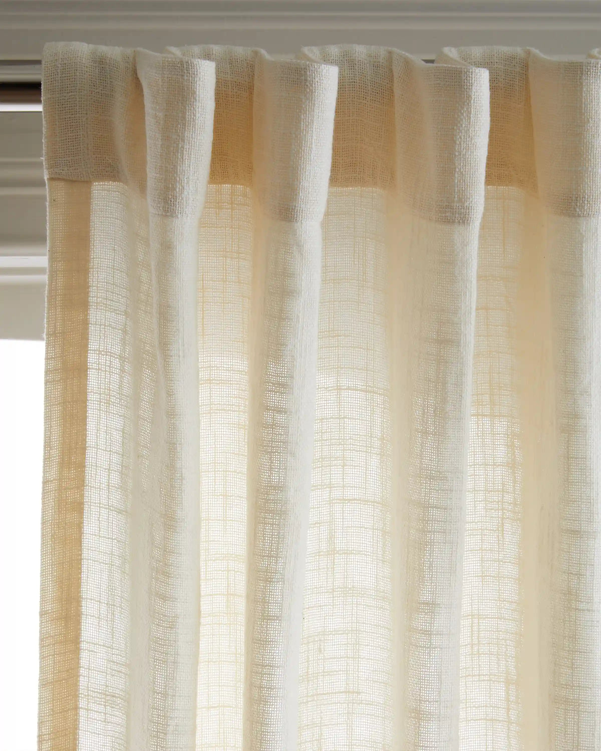 Cotton Sheer Curtain Set (Set of 2)