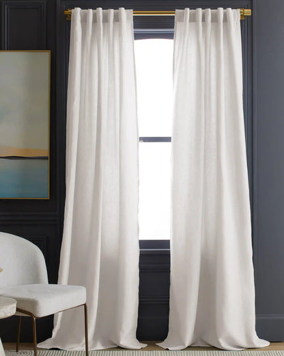 European Linen Curtain - Single Panel