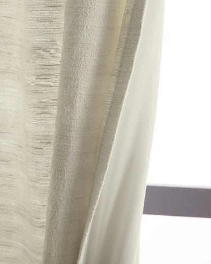 Raw Silk Curtain - Single Panel
