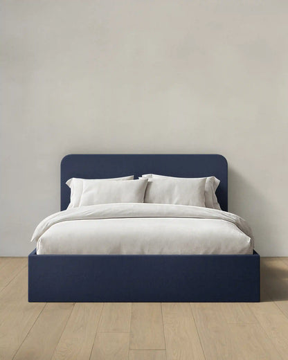 100% Linen Curved Bed