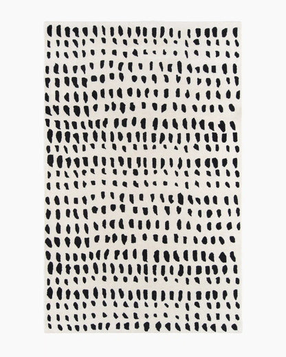 Painterly Dots Hand-Tufted Wool Rug