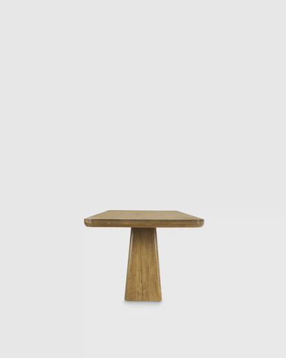 Rustic Oak Plinth Dining Table