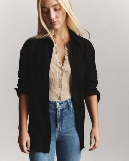 100% Suede Overshirt