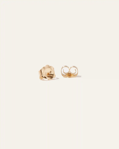 14K Gold Line Studs