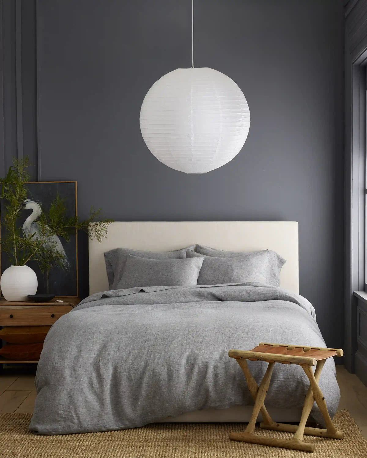 European Linen Chambray Deluxe Bedding Bundle