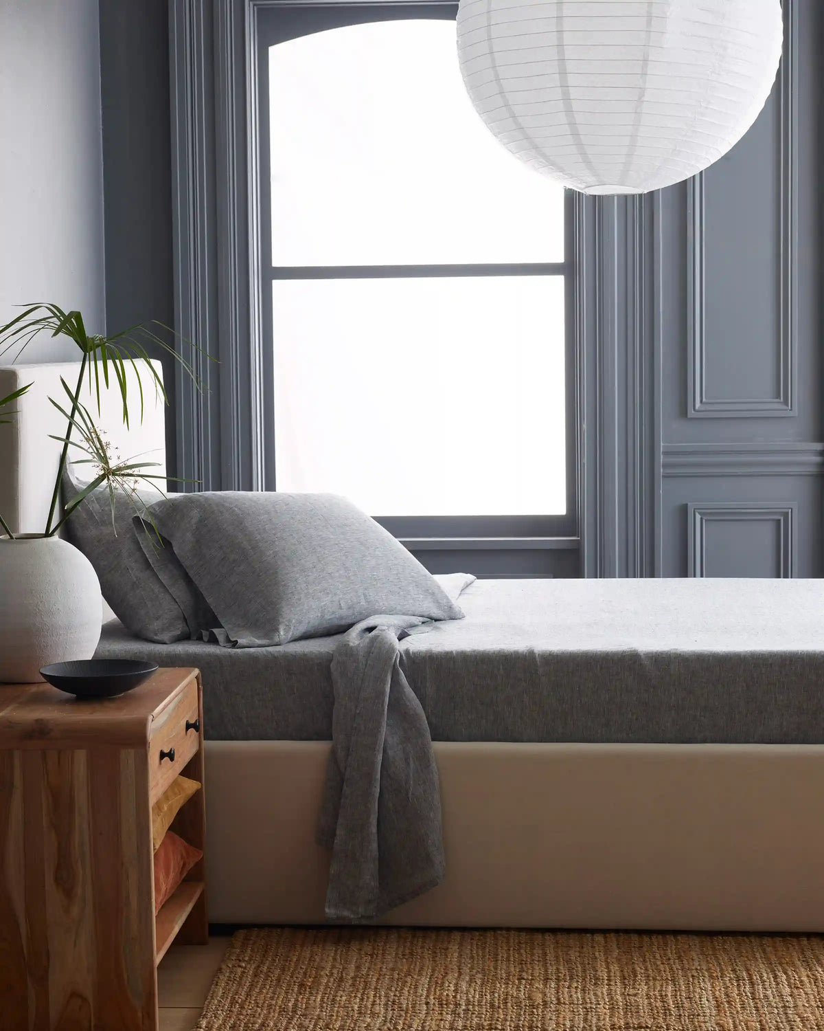 European Linen Chambray Pillowcase Set
