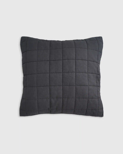 European Linen Box Quilted Euro Sham