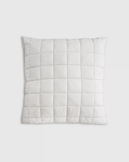 European Linen Box Quilted Euro Sham
