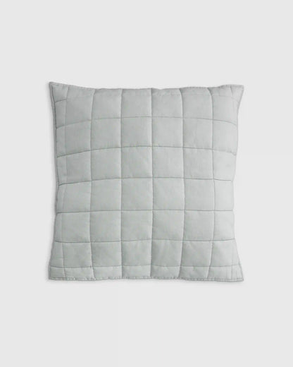 European Linen Box Quilted Euro Sham