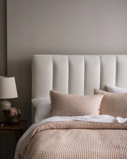 European Linen Stripe Deluxe Bedding Bundle